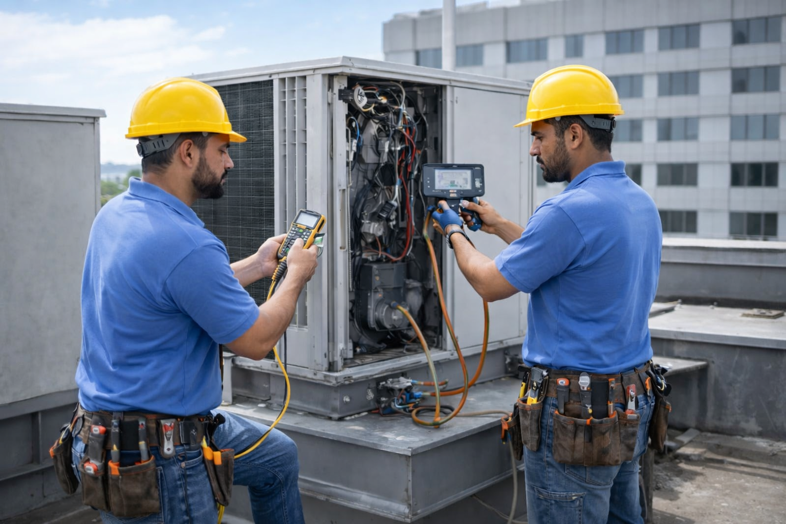 AC repair service technician working in Gulshan Dhaka – Mohammadi Engineering Ltd.