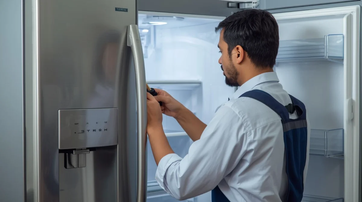 Expert fridge repair service at home in Dhaka by Mohammadi Engineering Ltd. technician